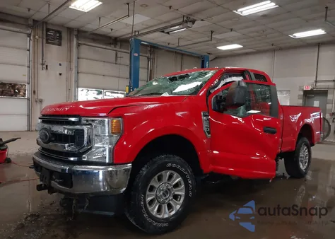 2021 Ford F-250 Xl z USA, uszkodzony, nr VIN 1FT7X2B60MEC45042